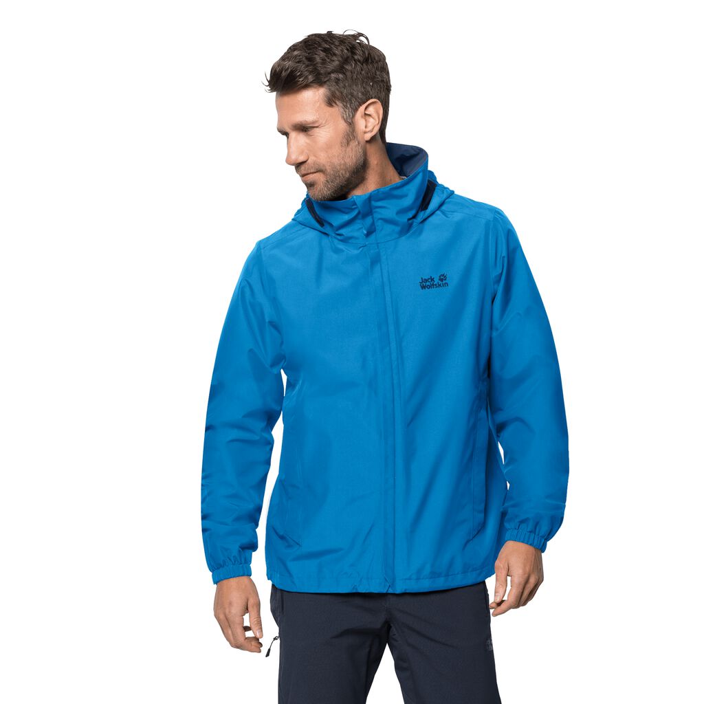 Jack Wolfskin STORMY POINT Vestes Homme Bleu - CDXTHNP-89